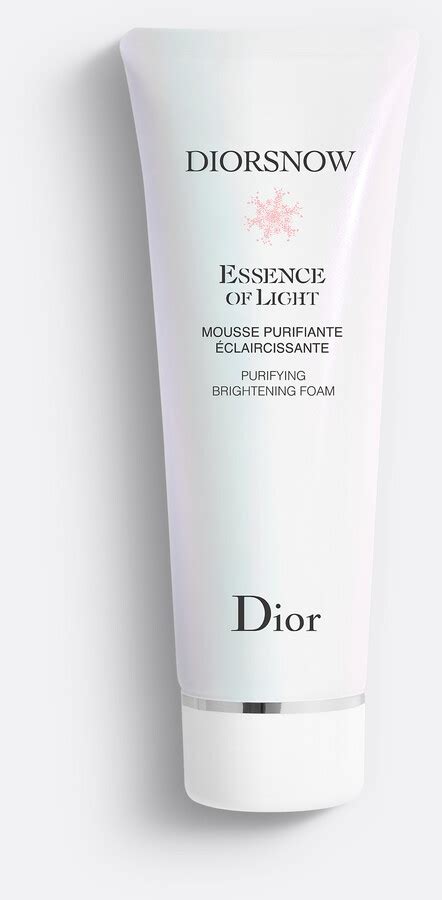 diorsnow face wash